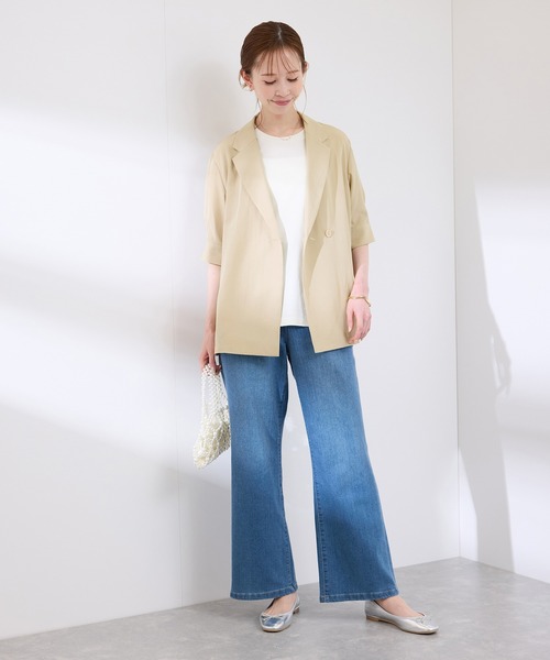 ROPE' PICNIC(ロペピクニック)の「ジャケットライクシャツ(シャツ/ブラウス・レディース・ブラック/ベージュ/キャメル・38)」の11枚目の写真