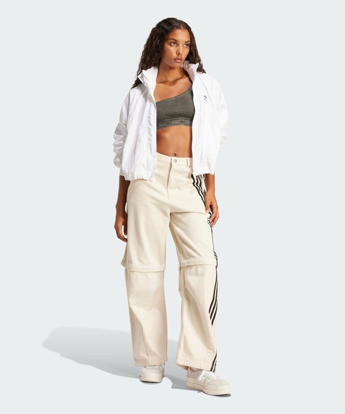 adidas（アディダス）の「リブ ワンショルダートップ / アディダスオリジナルス adidas Originals（チューブトップ・レディース・ホワイト/ブラック・LARGE/MEDIUM/SMALL/X-SMALL/XX-LARGE/X-LARGE）」の11枚目の写真