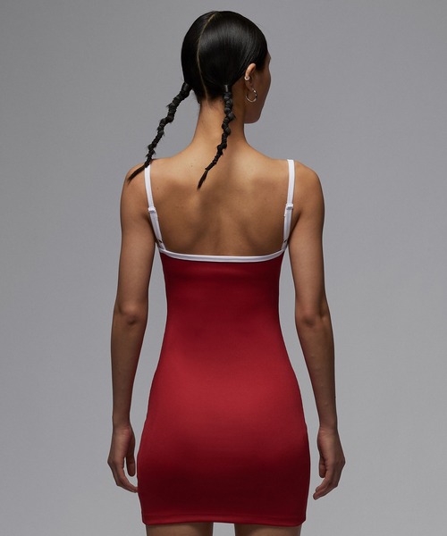 JORDAN BRAND（ジョーダンブランド）の「JORDAN BRAND AS W J BRK SLIM TANK DRESS / ジョーダンブランド ウィメンズジョーダン BRK スリム タンク ドレス / NIKE【SP】（ワンピース・レディース・レッド/ブラック/ベージュ・S/L/M）」の9枚目の写真
