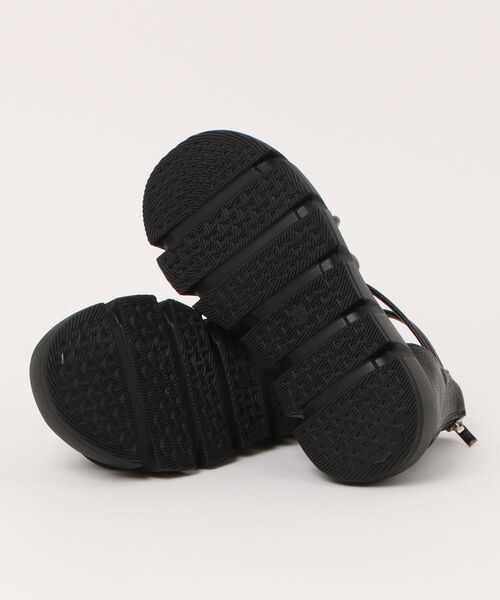 Shoes in Closet(シューズインクローゼット)の「軽量厚底 やわらか コードストラップ バックファスナー リボン サンダル 993(サンダル・レディース・ブラック/アイボリー・S/M/L/LL/3L)」の22枚目の写真