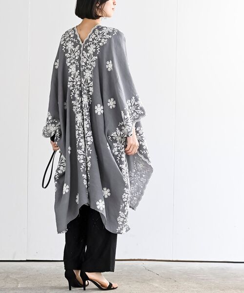 刺繍ストールポンチョ（マフラー）｜rps（アールピーエス）の