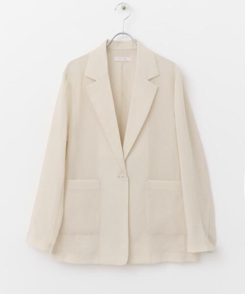 F by ROSSO（エフバイロッソ）の「F by ROSSO　シアーシャツジャケット（その他アウター・レディース・ベージュ/モカ・FREE）」の12枚目の写真