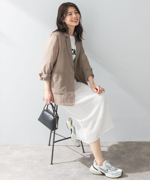 F by ROSSO（エフバイロッソ）の「F by ROSSO　シアーシャツジャケット（その他アウター・レディース・ベージュ/モカ・FREE）」の16枚目の写真