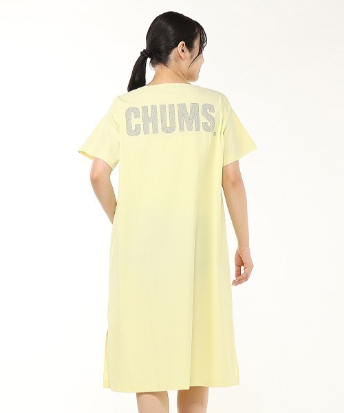 CHUMS(チャムス)の「CHUMS/チャムス エアトレイルストレッチチャムス ワンピース CH18-1353(ワンピース・レディース・ブラック/グレー/ライトイエロー・M/L)」の3枚目の写真