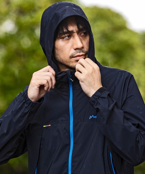 phenix outdoor(フェニックスアウトドア)の「phenix OUTDOOR(フェニックスアウトドア) メンズ 4WAYストレッチ マウンテンパーカー (耐水性 / 撥水加工)(マウンテンパーカー・メンズ・ダークグリーン/ブラック・L/M/S/XL)」の22枚目の写真