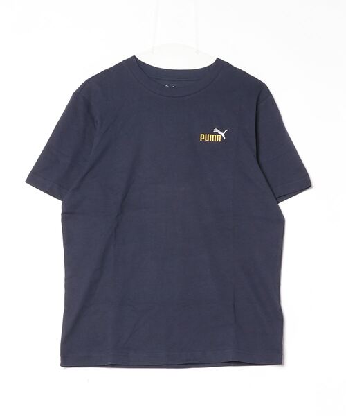 PUMA(プーマ)の「プーマ PUMA ESS 2 COLOR スモール NO.1 ロゴ Tシャツ_(Tシャツ/カットソー・メンズ・グリーン/ホワイト/ネイビー/ブラック・S/M/L/LL/3L)」の4枚目の写真