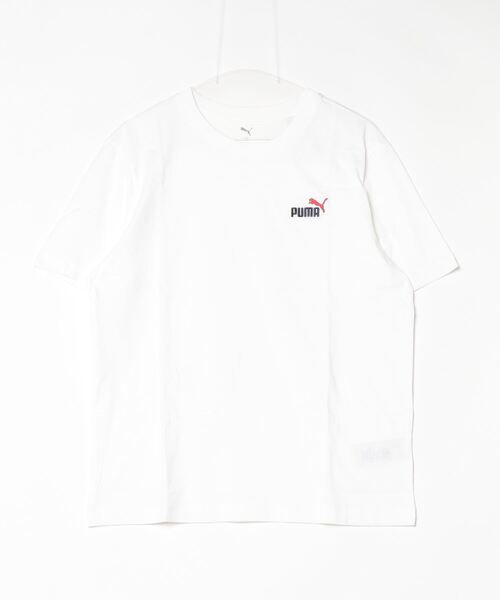 PUMA(プーマ)の「プーマ PUMA ESS 2 COLOR スモール NO.1 ロゴ Tシャツ_(Tシャツ/カットソー・メンズ・グリーン/ホワイト/ネイビー/ブラック・S/M/L/LL/3L)」の1枚目の写真