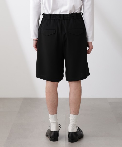 NANO universe（ナノユニバース）の「Epoche 1タックショーツ（その他パンツ・メンズ・ブラック・S/M/L）」の14枚目の写真