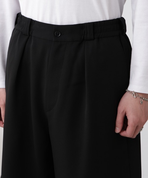 NANO universe（ナノユニバース）の「Epoche 1タックショーツ（その他パンツ・メンズ・ブラック・S/M/L）」の12枚目の写真