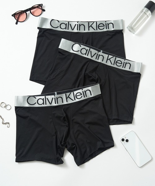 【Calvin Klein】Microfiber Boxer Brief 3Pack NB3075A アンダーウェア