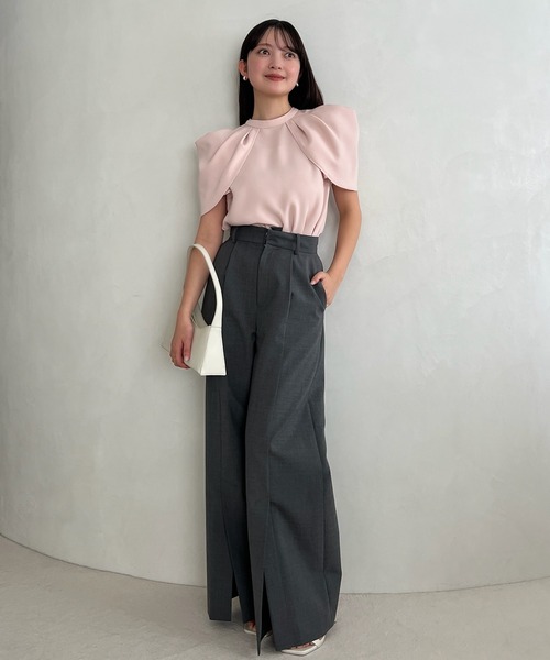 フォルムショルダーブラウス（シャツ/ブラウス）｜anuans（ア