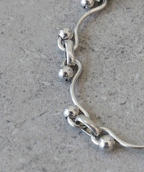 minsobi（ミンソビ）の「フロウチェーンブレスレット（ブレスレット・メンズ・シルバー・FREE）」の6枚目の写真