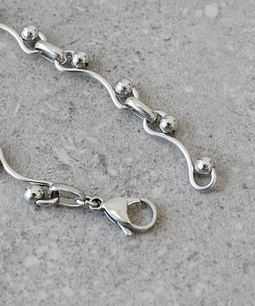 minsobi（ミンソビ）の「フロウチェーンブレスレット（ブレスレット・メンズ・シルバー・FREE）」の7枚目の写真