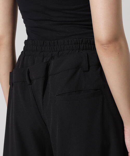 AULA AILA（アウラアイラ）の「AULA AILA/アウラアイラ/別注アシンメトリーカラーパンツ（その他パンツ・レディース・グレー/ブラック・0）」の12枚目の写真