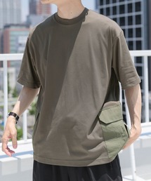 ITEMS URBANRESEARCH | サイドポケットキリカエクルーネックTシャツ(Tシャツ/カットソー)