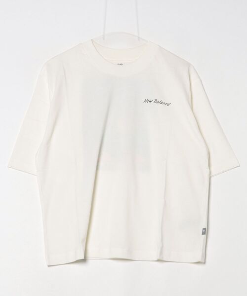 NEW BALANCE（ニューバランス）の「【別注】ニューバランス New Balance シティーガールTシャツ_ 限定コラボ（Tシャツ/カットソー・レディース・オフホワイト/チャコールグレー/アイボリー・S/M/L/XL）」の2枚目の写真
