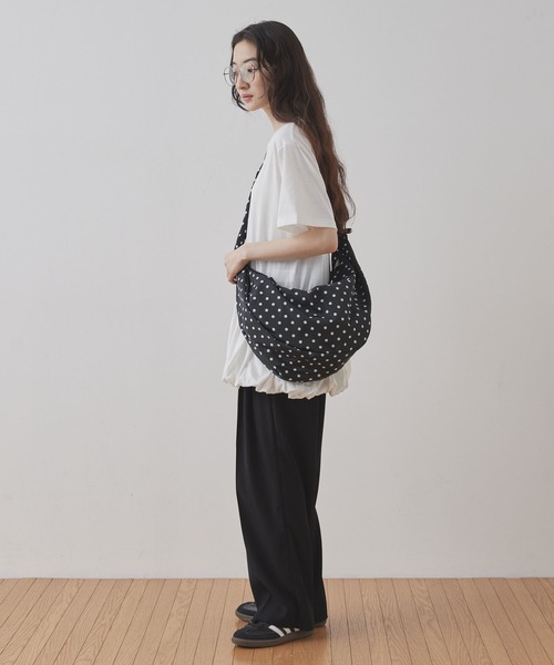 ce li ne ドット柄ブラウンハンドバッグ ce li ne ドット柄ブラウンハンドバッグ M109556165 - バッグ低 価格