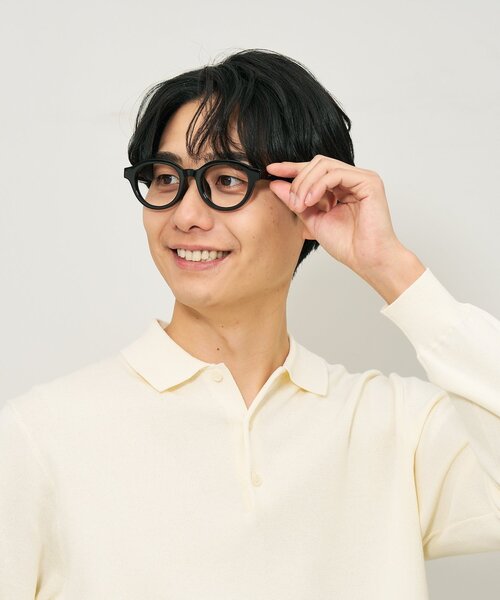 セール】ボストン型 メガネ｜軽量｜太縁｜黒縁フレーム｜伊達メガネ