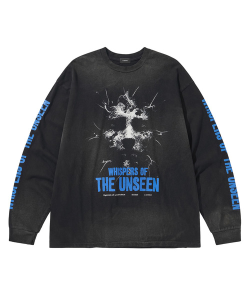 LIBERE(リベーレ)の「LIBERE リベーレ / WHISPERS OF THE UNSEEN LONG SLEEVE TEE グラフィックプリントビッグシルエットロンT / 251230(Tシャツ/カットソー・メンズ・ブラック・LARGE/MEDIUM/SMALL)」の18枚目の写真