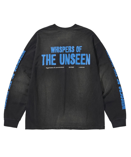 LIBERE(リベーレ)の「LIBERE リベーレ / WHISPERS OF THE UNSEEN LONG SLEEVE TEE グラフィックプリントビッグシルエットロンT / 251230(Tシャツ/カットソー・メンズ・ブラック・LARGE/MEDIUM/SMALL)」の17枚目の写真