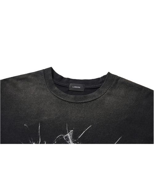 LIBERE(リベーレ)の「LIBERE リベーレ / WHISPERS OF THE UNSEEN LONG SLEEVE TEE グラフィックプリントビッグシルエットロンT / 251230(Tシャツ/カットソー・メンズ・ブラック・LARGE/MEDIUM/SMALL)」の9枚目の写真