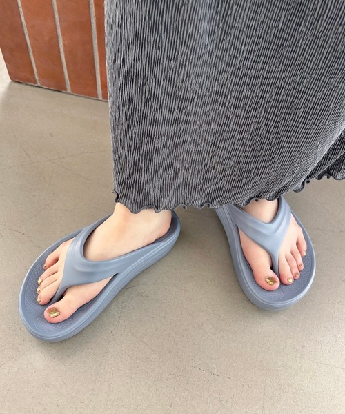 ORiental TRaffic（オリエンタルトラフィック）の「厚底EVAトングサンダル/OT3226 リカバリー（サンダル・レディース・ブラウン/ピンク/ベージュ/ブルー/ブラック・22.5cm/23.5cm/24.5cm/25.5cm）」の6枚目の写真