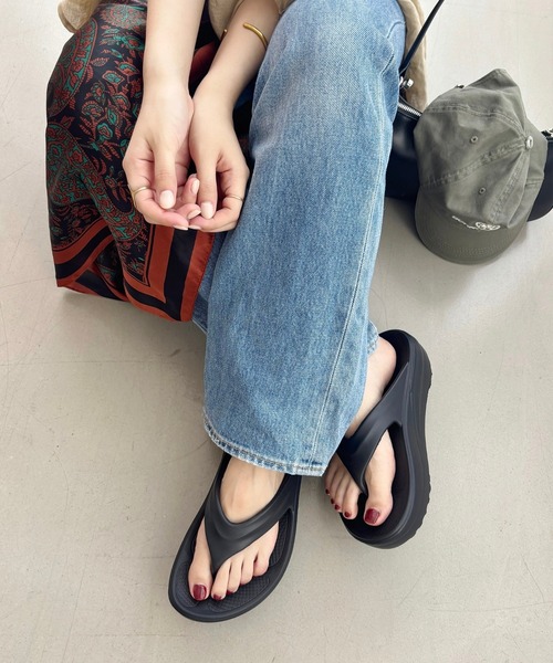 ORiental TRaffic（オリエンタルトラフィック）の「厚底 軽量 EVAトング サンダル /OT3226 リカバリー（サンダル・レディース・ブラウン/ピンク/ベージュ/ブルー/ブラック・22.5cm/23.5cm/24.5cm/25.5cm）」の22枚目の写真