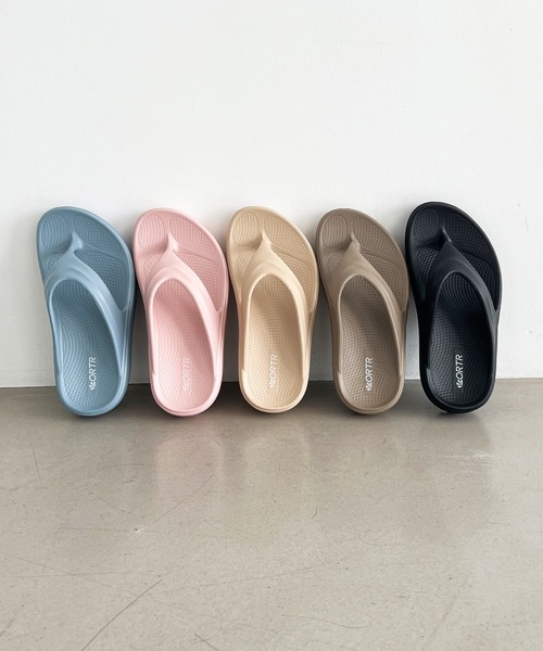 ORiental TRaffic（オリエンタルトラフィック）の「厚底EVAトングサンダル/OT3226 リカバリー（サンダル・レディース・ブラウン/ピンク/ベージュ/ブルー/ブラック・22.5cm/23.5cm/24.5cm/25.5cm）」の20枚目の写真