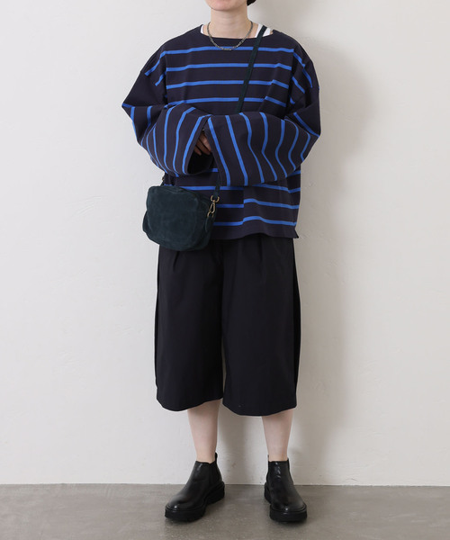 セール】ボーダー ボートネックプル（Tシャツ/カットソー