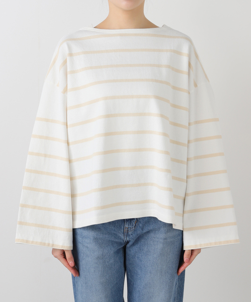 ボーダー ボートネックプル（Tシャツ/カットソー）｜JOURNAL