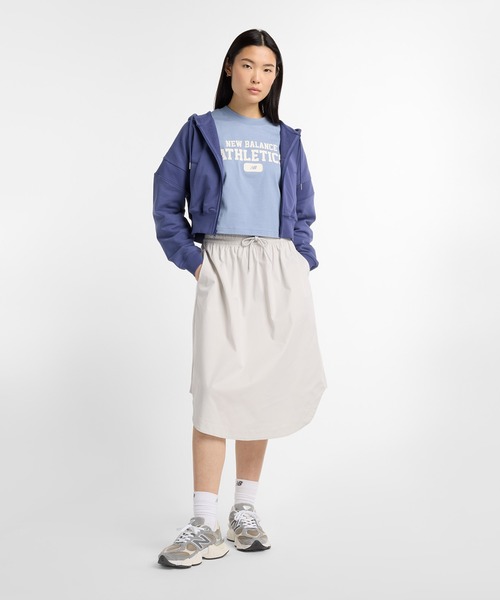 NEW BALANCE(ニューバランス)の「ヘリテージリラックスドショートスリーブTシャツ(Tシャツ/カットソー・レディース・ライトブルー/オフホワイト・SMALL/MEDIUM/LARGE)」の6枚目の写真