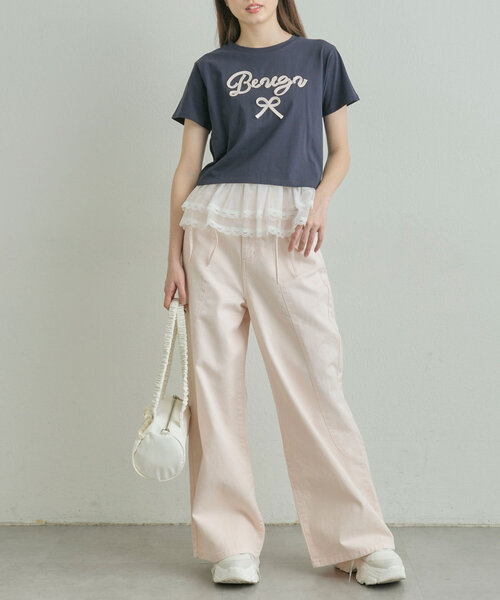 OLIVE des OLIVE（オリーブデオリーブ）の「ちゅるちゅるインナー（キャミソール・レディース・オフホワイト/アイボリー・FREE）」の7枚目の写真