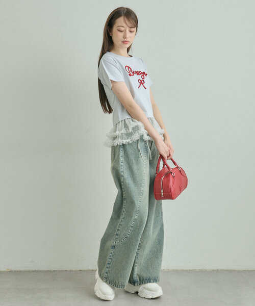 OLIVE des OLIVE（オリーブデオリーブ）の「ちゅるちゅるインナー（キャミソール・レディース・オフホワイト/アイボリー・FREE）」の14枚目の写真