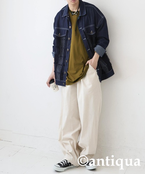 てるみ とろみロンT（Tシャツ/カットソー）｜antiqua（アンティカ）の