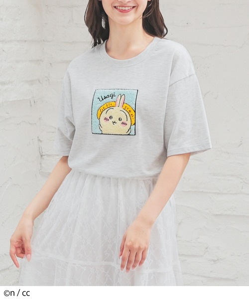 Honeys(ハニーズ)の「ちいかわ/Tシャツ(Tシャツ/カットソー・レディース・ピンク系その他/パープル系その他/ベージュ系その他/ホワイト系その他・L/LL/S/M)」の18枚目の写真