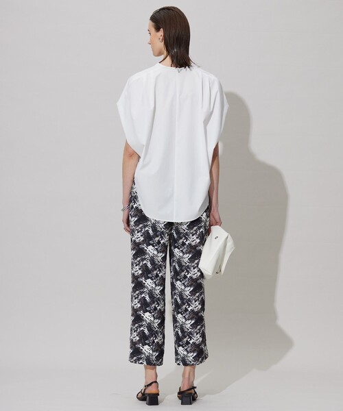 ヴィンテージスパンブロード デザインブラウス（シャツ/ブラウス