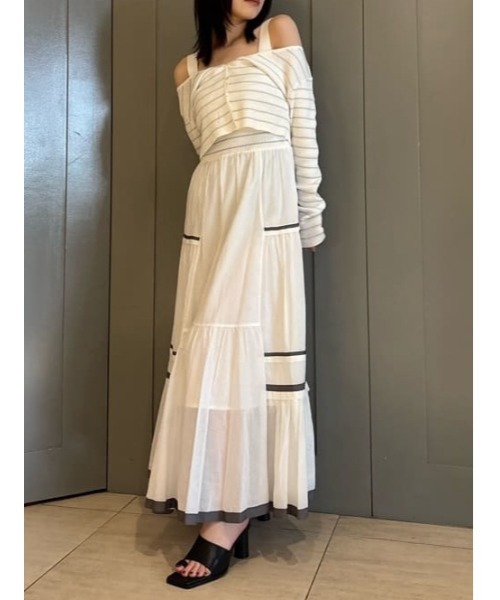 FRAY I.D 完売品 クロップドⅤネックリブカーディガン／UVカット 新品♡ セール】クロップドⅤネックリブカーディガン／UVカット（ニット