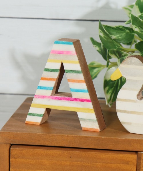 ボーン アルファベットオブジェ（インテリア雑貨）｜studio CLIP