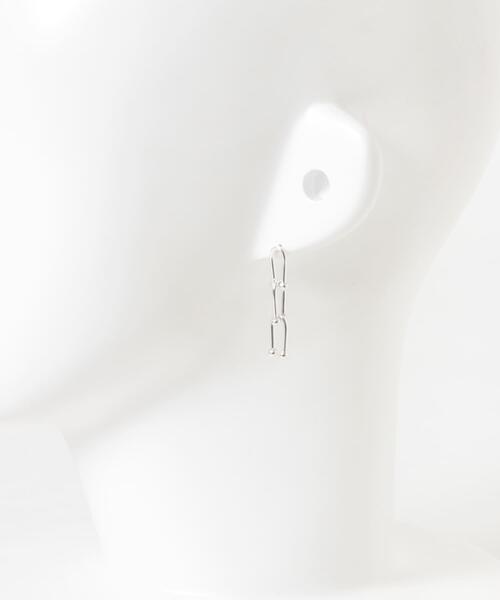 URBAN RESEARCH(アーバンリサーチ)の「decor『デコール』 Keychain Pierce(ピアス(両耳用)・レディース・シルバー・-)」の6枚目の写真