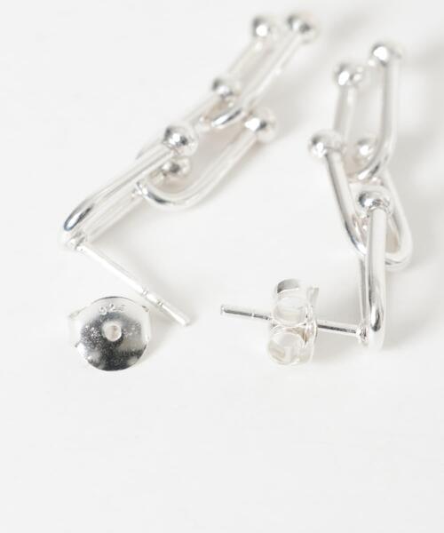 URBAN RESEARCH(アーバンリサーチ)の「decor『デコール』 Keychain Pierce(ピアス(両耳用)・レディース・シルバー・-)」の7枚目の写真