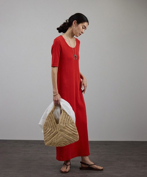 UVケア・洗える］プリマベールファームリーリブワンピース（ワンピース