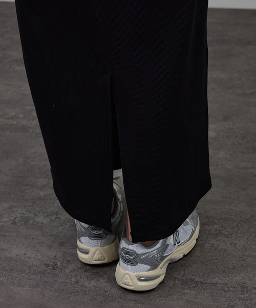 SALON adam et rope'（サロン アダム エ ロペ）の「［UVケア・洗える］プリマベールファームリーリブワンピース（ワンピース・レディース・ブラック/レッド系その他/ブラウン系その他2・FREE）」の17枚目の写真