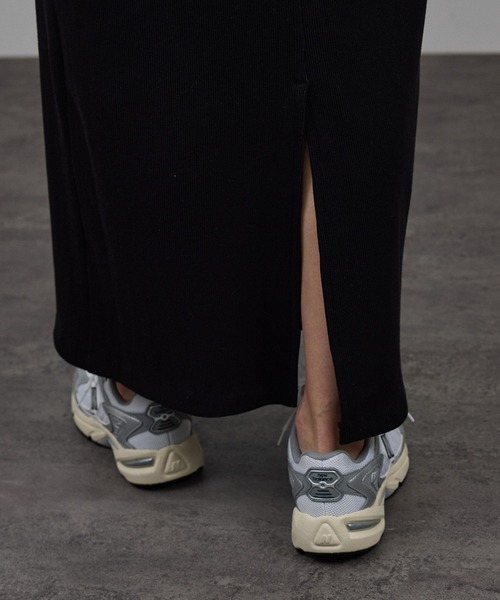 SALON adam et rope'（サロン アダム エ ロペ）の「［UVケア・洗える］プリマベールファームリーリブワンピース（ワンピース・レディース・ブラック/レッド系その他/ブラウン系その他2・FREE）」の21枚目の写真