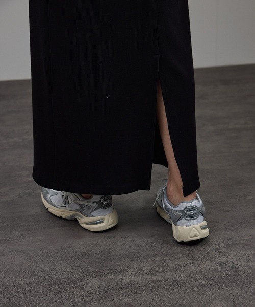 SALON adam et rope'（サロン アダム エ ロペ）の「［UVケア・洗える］プリマベールファームリーリブワンピース（ワンピース・レディース・ブラック/レッド系その他/ブラウン系その他2・FREE）」の10枚目の写真