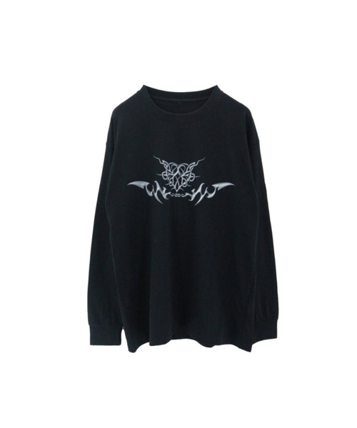 セール】【ユニセックス】y2k metallic Long Sleeve T-shirt / y2k
