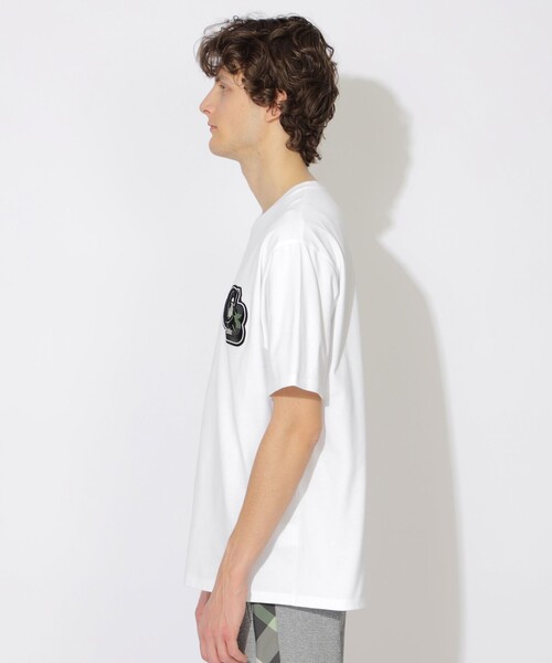 CB CRESTBRIDGE（シービークレストブリッジ）の「カレッジワッペンTシャツ（Tシャツ/カットソー・レディース・オフホワイト/ブラック・1/2/3）」の6枚目の写真