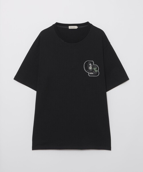CB CRESTBRIDGE（シービークレストブリッジ）の「カレッジワッペンTシャツ（Tシャツ/カットソー・レディース・オフホワイト/ブラック・1/2/3）」の16枚目の写真