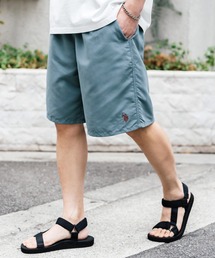 U.S. POLO ASSN.（ユーエスポロアッスン）の「新色追加 U.S. POLO ASSN. ユーエスポロアッスン 水陸両用 別注コラボ接触冷感ワンポイントロゴ刺繍イージーショートパンツ（その他パンツ）」