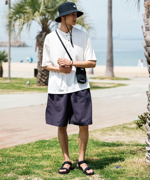 U.S. POLO ASSN.(ユーエスポロアッスン)の「新色追加 U.S. POLO ASSN. ユーエスポロアッスン 水陸両用 別注コラボ接触冷感ワンポイントロゴ刺繍イージーショートパンツ(その他パンツ・メンズ・カーキ/ベージュ/パープル/ブラック/チャコールグレー/ブルー/マスタード/ピンク/グレー/ネイビー/ブルーグリーン/セージグリーン・M/L/XL)」の17枚目の写真