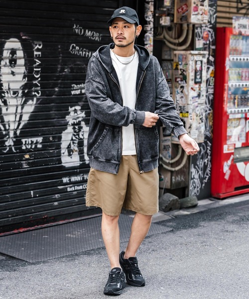 U.S. POLO ASSN.(ユーエスポロアッスン)の「新色追加 U.S. POLO ASSN. ユーエスポロアッスン 水陸両用 別注コラボ接触冷感ワンポイントロゴ刺繍イージーショートパンツ(その他パンツ・メンズ・カーキ/ベージュ/パープル/ブラック/チャコールグレー/ブルー/マスタード・M/L/XL)」の15枚目の写真